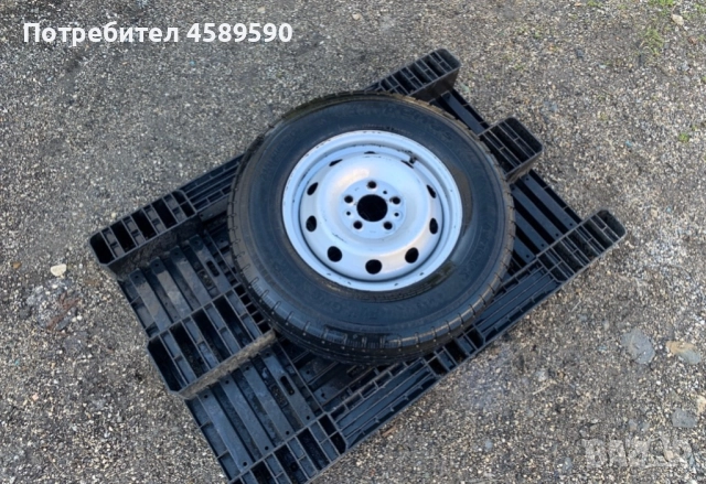 Резервна гума+Джанта 15цола 5x118 за бус Fiat Ducato,Iveco Daily,Citroen Jumper,Peugeot Boxer,Opel M, снимка 2 - Гуми и джанти - 51808921