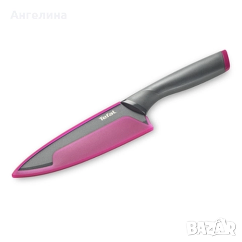 Нож, Tefal K1220304, Fresh Kitchen Chef knive + cover 15 cm
