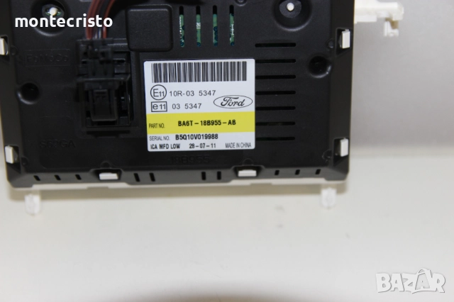 Радио дисплей Ford Fiesta MK7 (2008-2013г.) BA6T-18B955-AB / BA6T18B955AB дисплеи, снимка 5 - Части - 51646913