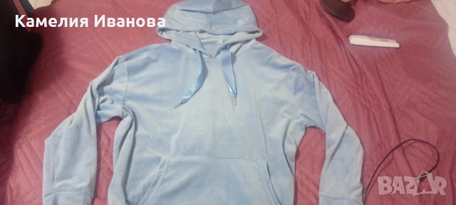 Промоция!!Плюшен елек с клин -38 лв,блузка Philipp Plein-35 лв