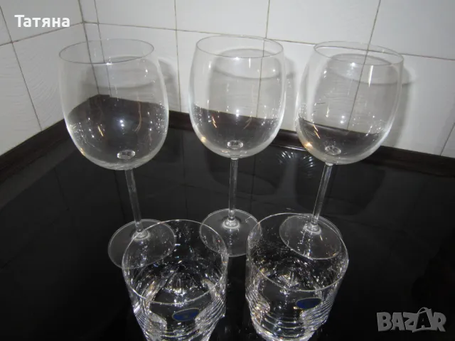 Кристални чаши  БОХЕМИЯ; КУПИ И КАНА, снимка 17 - Чаши - 35545105