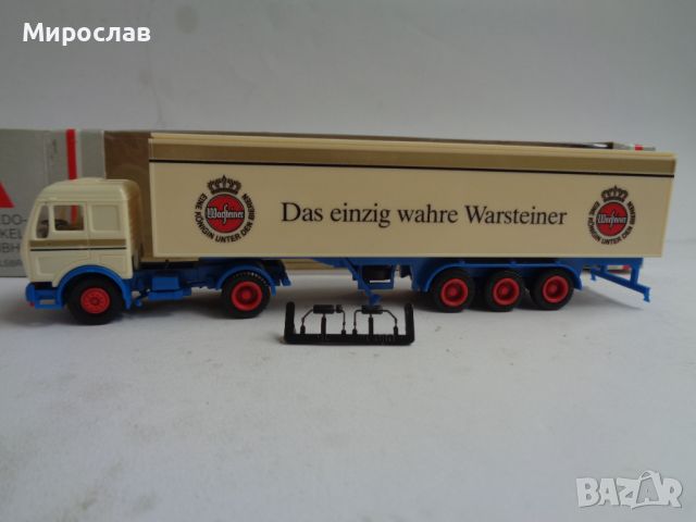 ALBEDO H0 1/87 MERCEDES ТИР КАМИОН МОДЕЛ ИГРАЧКА КОЛИЧКА, снимка 2 - Колекции - 46115052