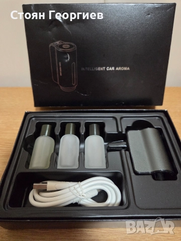 Интелигентен арома дифузер за кола, който използва ултразвукова технология 