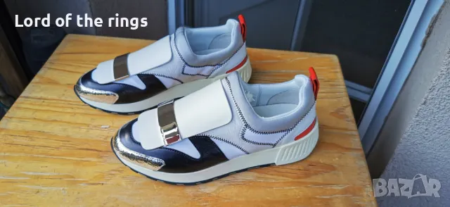 Оригинални маркови дамски сникърси SERGIO ROSSI - 34/35 номер