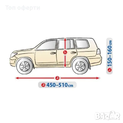 Покривало Kegel серия Optimal размер XL бежавосиво за SUVOFFROAD, снимка 3 - Аксесоари и консумативи - 49335347