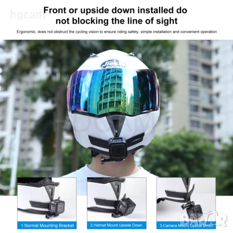 Стойка за Мото Каска за Брада . Sticky Chin Mount, снимка 5 - Чанти, стативи, аксесоари - 50487315