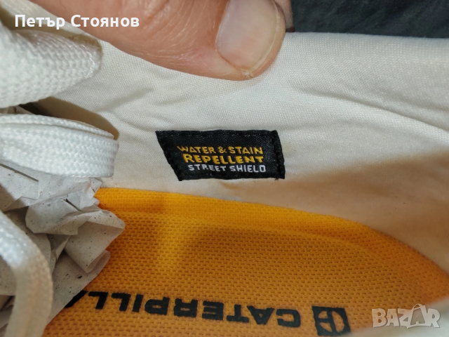 Мъжки сникърси от естествена кожа Caterpillar №46, снимка 5 - Спортно елегантни обувки - 53793068