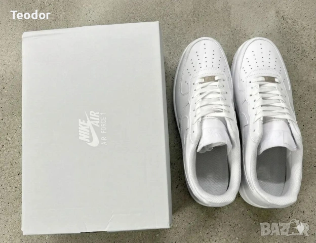 Air Force 1 Бели, снимка 5 - Маратонки - 54139125