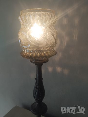 Стара настолна лампа, снимка 6 - Настолни лампи - 45742814
