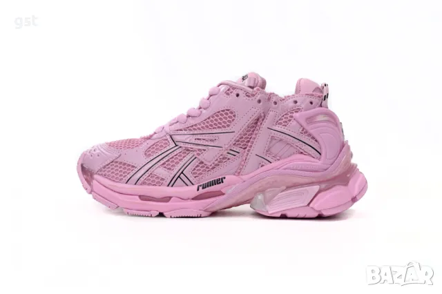 Уникални Дамски Balenciag Pink Runner Edition Маратонки Дамски , снимка 4 - Маратонки - 49995276
