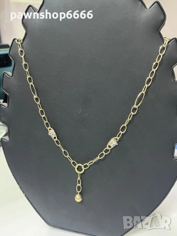 Златно колие 14К / Златен синджир 14К, снимка 3 - Колиета, медальони, синджири - 53455222