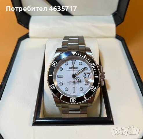 Часовник Seiko Yachtmaster White (mod)