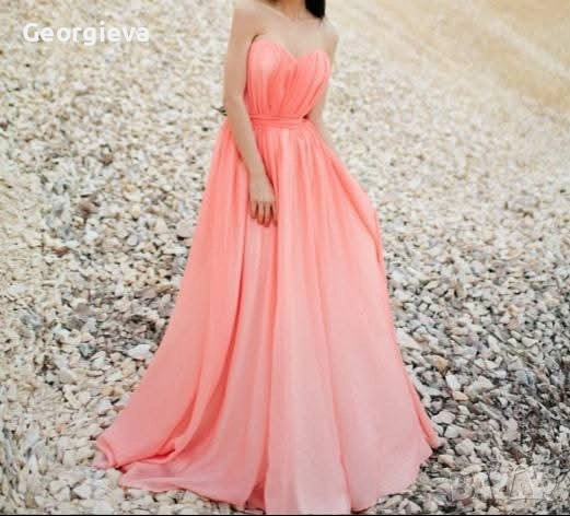 Дълга рокля-корсет