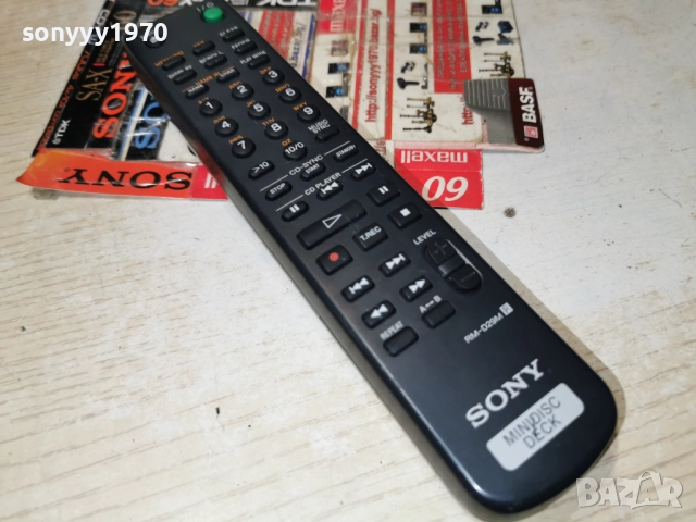 SONY RM-D29M MINIDISC DECK REMOTE-SWISS 1512251839, снимка 3 - Ресийвъри, усилватели, смесителни пултове - 52804832