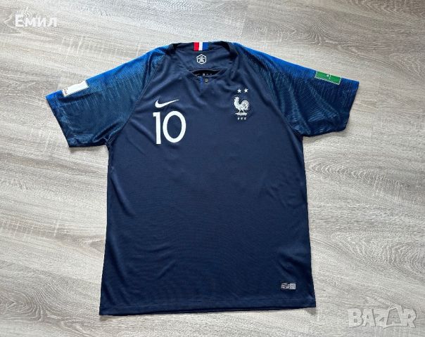 Тениска Nike x France x Mbappe, Размер XXL, снимка 1 - Футбол - 45325709