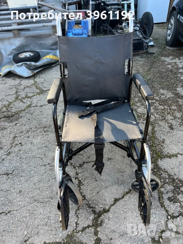Ръчна инвалидна количка згаваема, снимка 2 - Аксесоари за велосипеди - 54154687