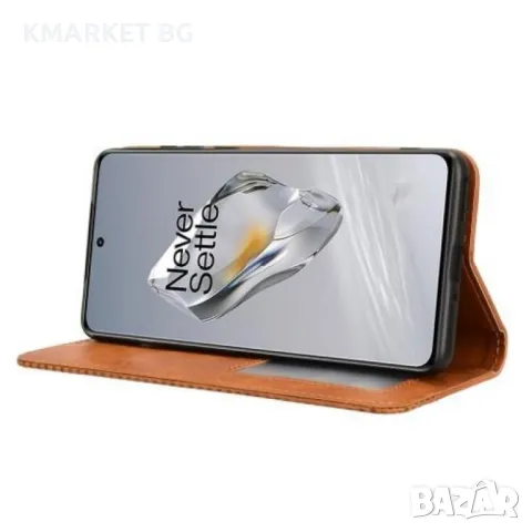 OnePlus Ace 3 5G / 12R 5G Retro Texture Wallet Калъф и Протектор, снимка 6 - Калъфи, кейсове - 48941488