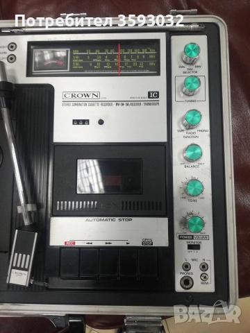Crown SCP-77SW, тестван , снимка 6 - Грамофони - 52652812