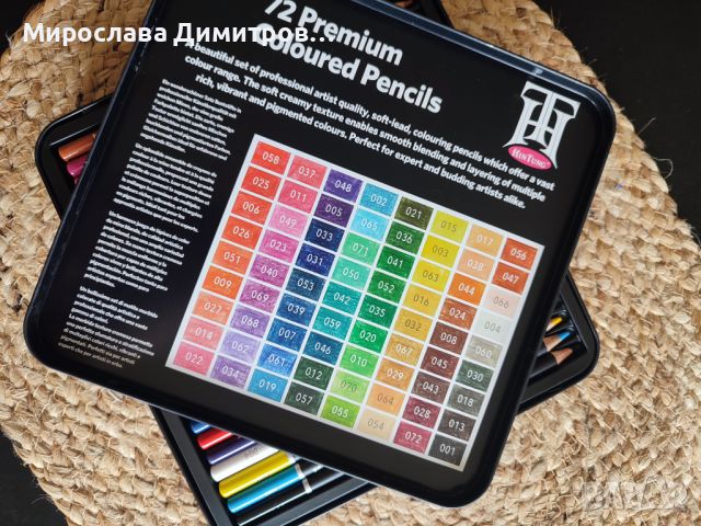 Coloured pencils , снимка 1 - Ученически пособия, канцеларски материали - 45022702