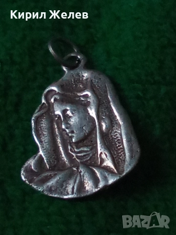 СТАРА КАТОЛИЧЕСКА СРЕБЪРНА ИКОНКА ИКОНА СРЕБРО ВИСОКА ПРОБА РЪЧНА ХУДОЖЕСТВЕНА ИЗРАБОТКА 33980, снимка 11 - Антикварни и старинни предмети - 50542198