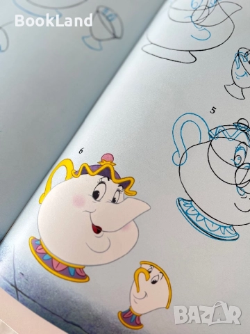 How to draw Beauty and the beast| Disney| Как да нарисуваш Красавицата и звяра , снимка 14 - Други - 51591164