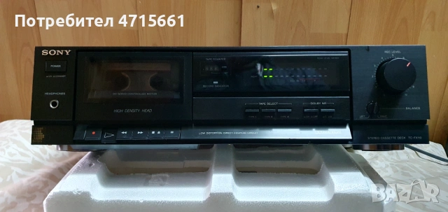 Sony TC-FX110 made in Japan  дек неработещ , снимка 2 - Ресийвъри, усилватели, смесителни пултове - 53498518