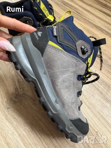 Оригинални  детски кожени боти QUECHUA! 32 н, снимка 3 - Бебешки боти и ботуши - 52158493