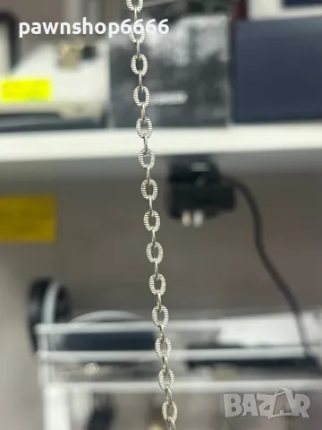 Сребърен синджир , снимка 3 - Колиета, медальони, синджири - 49914681