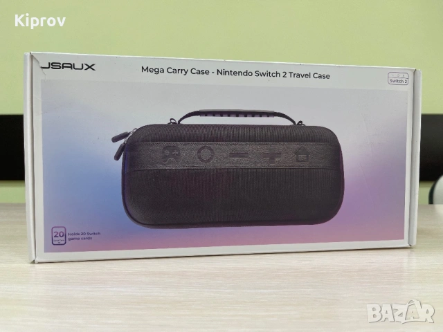 🎮 JSAUX Калъф за Nintendo Switch 2 – JSAUX Carry Case, 20 слота за игри (2 бр. налични), снимка 4 - Аксесоари - 53762596