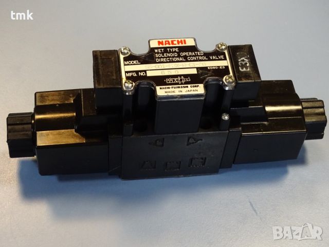 Хидравличен разпределител NACHI SS-C01-E3X-R-C1-20 solenoid operated directional valve, снимка 6 - Резервни части за машини - 45239509