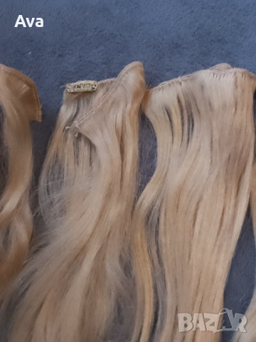 Руса естествена коса 25 см, снимка 4 - Аксесоари за коса - 53003060