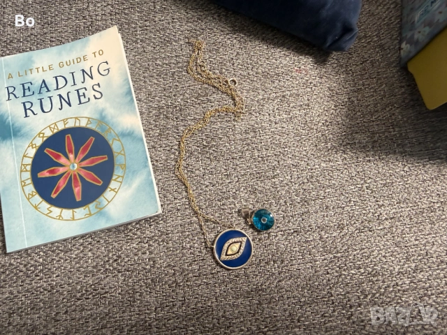 Комплект руни с книжка + подарък бижута, снимка 4 - Езотерика - 53416077