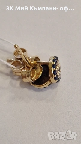 Златни Обеци 1.06гр 00195-26/2, снимка 2 - Обеци - 53606382