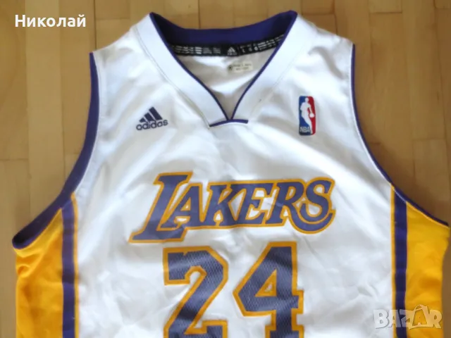 Adidas NBA Jersey Lakers Kobe Bryan детски потник, снимка 4 - Детски тениски и потници - 47192815