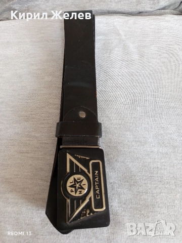 Кожен колан с катарама CAPTAIN красив стилен дизайн 29435