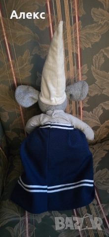 Голямо винтидж мишле, Норвегия, 55см, снимка 3 - Декорация за дома - 52433163