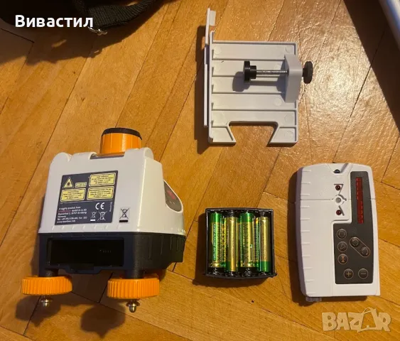 LASERLINER BeamControl-Master 120 Set Ротационен лазерен нивелир със статив 160см,приемник и дистанц, снимка 7 - Други инструменти - 47971363