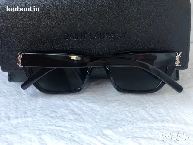 YSL Saint Laurent 2024 дамски слънчеви очила 4 цвята черни бели прозрачни , снимка 14 - Слънчеви и диоптрични очила - 47012353