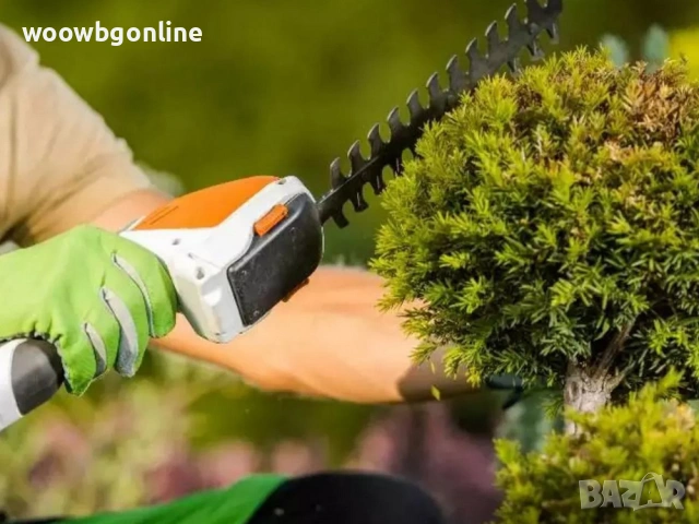 Акумулаторни ножици за трева и жив плет 2 в 1, снимка 2 - Градинска техника - 53591002