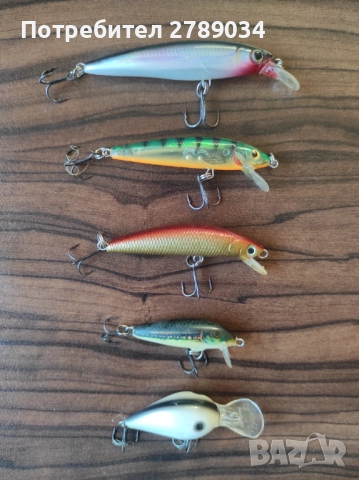 Воблери-Rapala,Storm,lucky craft,Strike Pro и др., снимка 5 - Такъми - 51694836