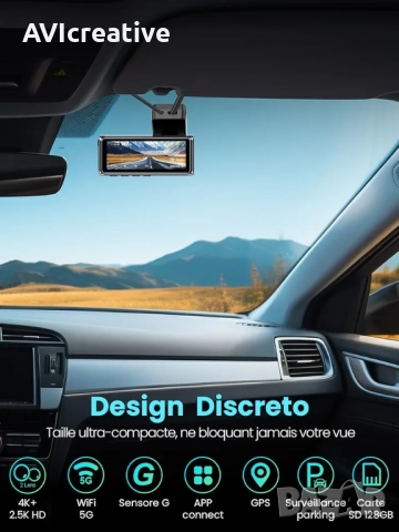 Видеорегистратор 4K +задна камера 2.5K+GPS антена +128 GB SD CARD, снимка 9 - Аксесоари и консумативи - 52937407