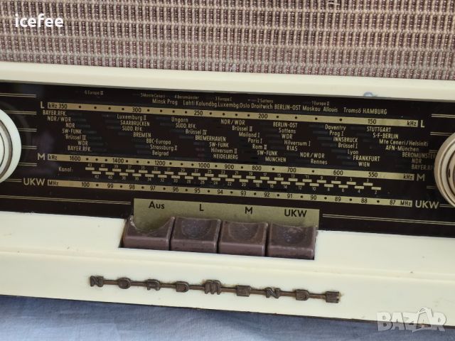 Nordmende Norma Luxus лампово радио, снимка 5 - Радиокасетофони, транзистори - 45615568