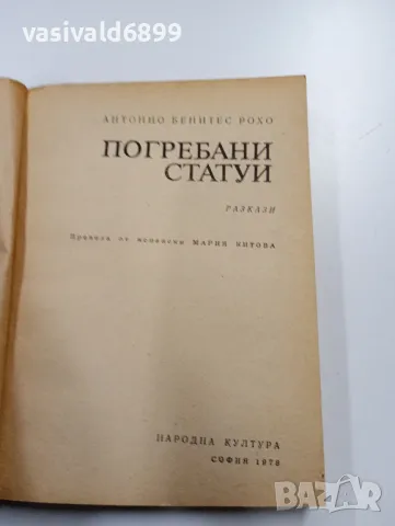 Антонио Бенитес Рохо - Погребани статуи, снимка 4 - Художествена литература - 49383106