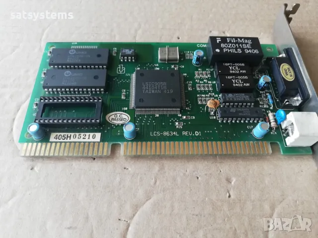 Linksys LCS-8634L REV.D1 16-bit ISA Network Adapter Card, снимка 5 - Мрежови адаптери - 47246491