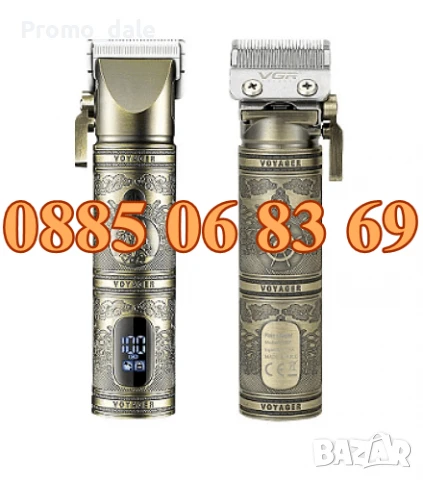 Безжична машинка за подстригване VGR 697, машинка за коса, тример за подстригване, снимка 3 - Машинки за подстригване - 50480652