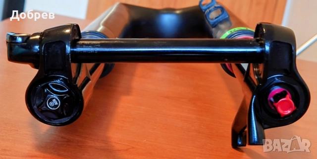 Вилка карбон RS1 RockShox 29", ход 110mm, Push Remote с Gate control, Rebound, с вкл. ос и команда, снимка 3 - Части за велосипеди - 52469478