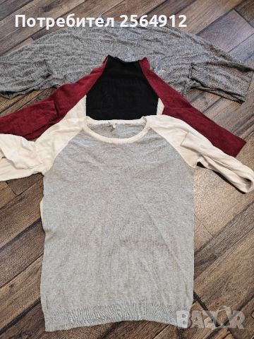 продавам лот от дамски блузи , снимка 1 - Блузи с дълъг ръкав и пуловери - 46461938