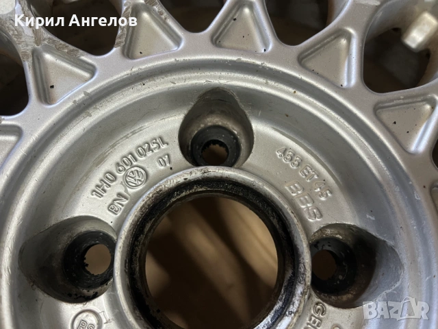 Джанти BBS 15 цола 4x100 от VW Golf 3, снимка 17 - Гуми и джанти - 53865347