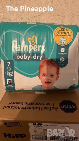 Pampers baby dry 6 и 7ца Английски, снимка 2 - Пелени, памперси - 49392169