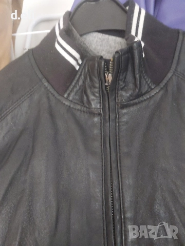 Две кожени якетаCalvin Klein Original Size L/ ARMANI Original 100% Кожа Мъжко яке
